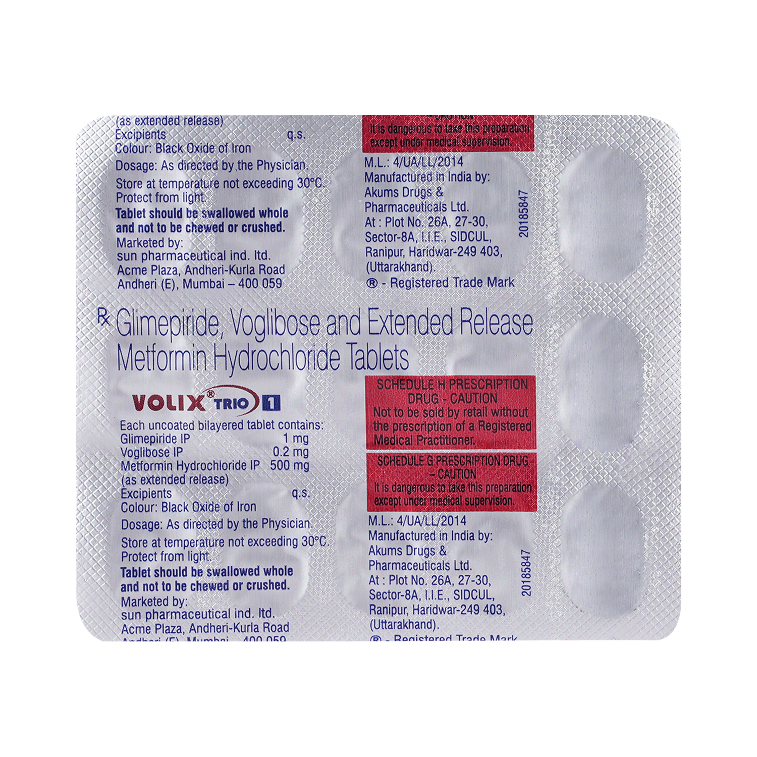 Volix Trio 1 Tablet ER - Image 6