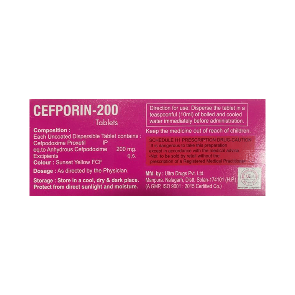 Cefporin 200 Tablet DT - Image 2