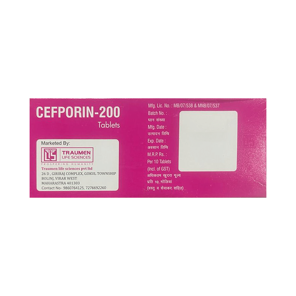 Cefporin 200 Tablet DT - Image 3