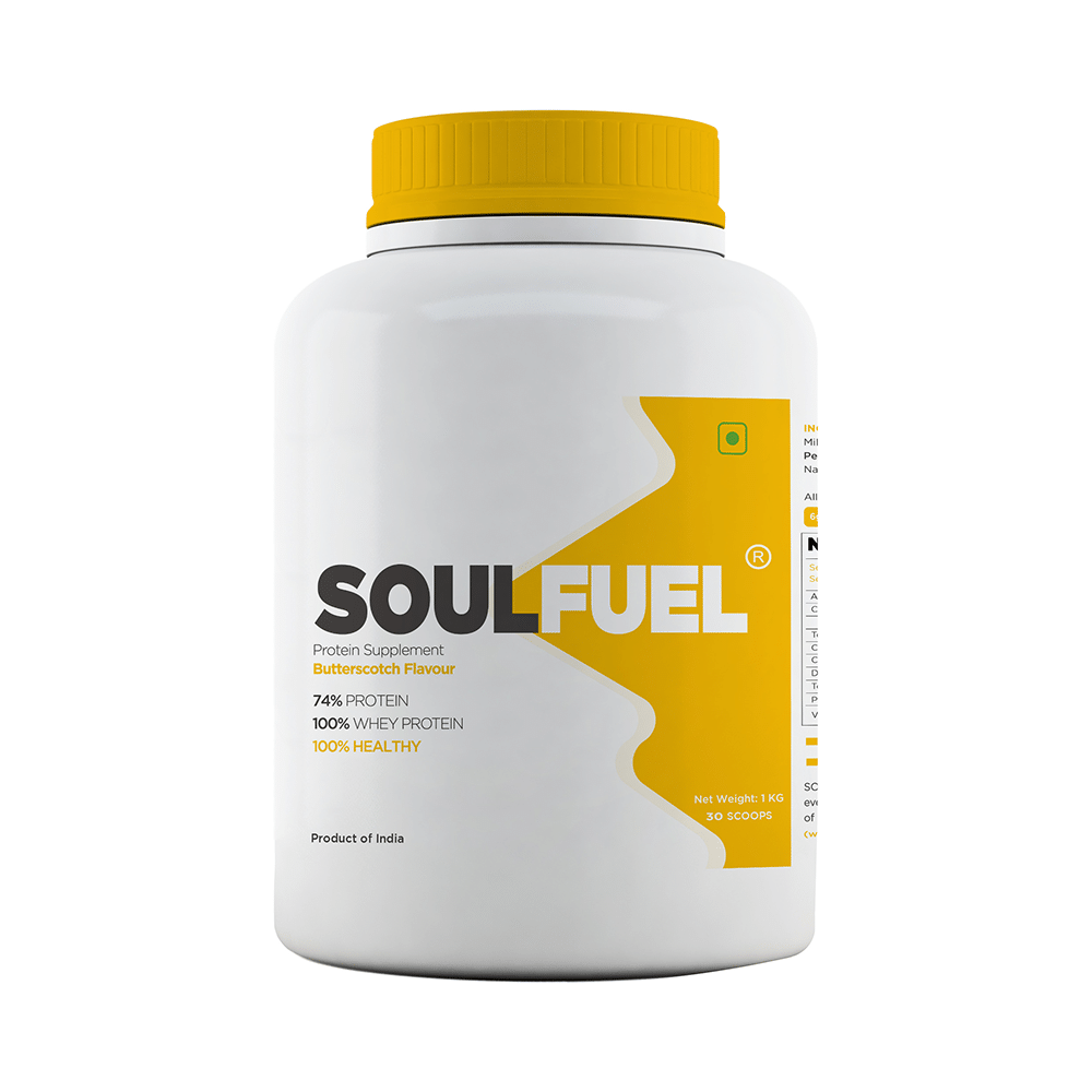SoulFuel Whey Protein Supplement Powder Butterscotch - Image 1