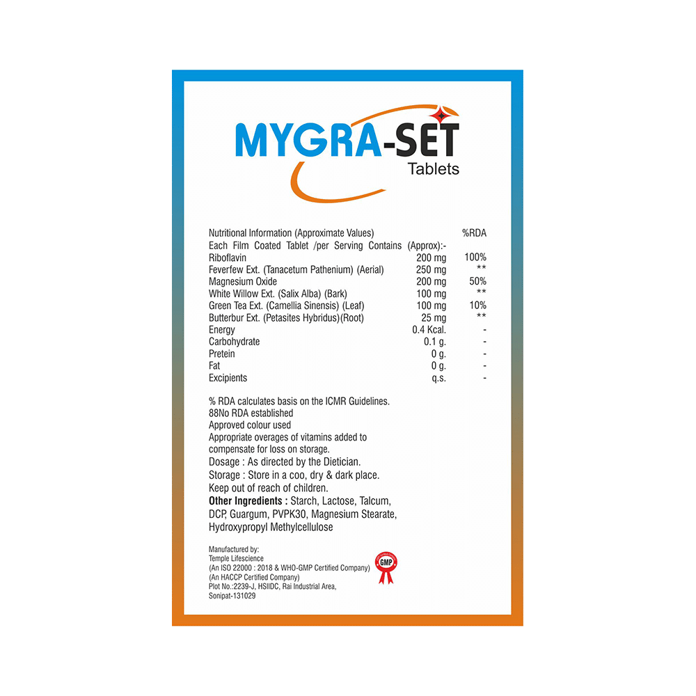 Friska Mygra-Set Tablet - Image 2