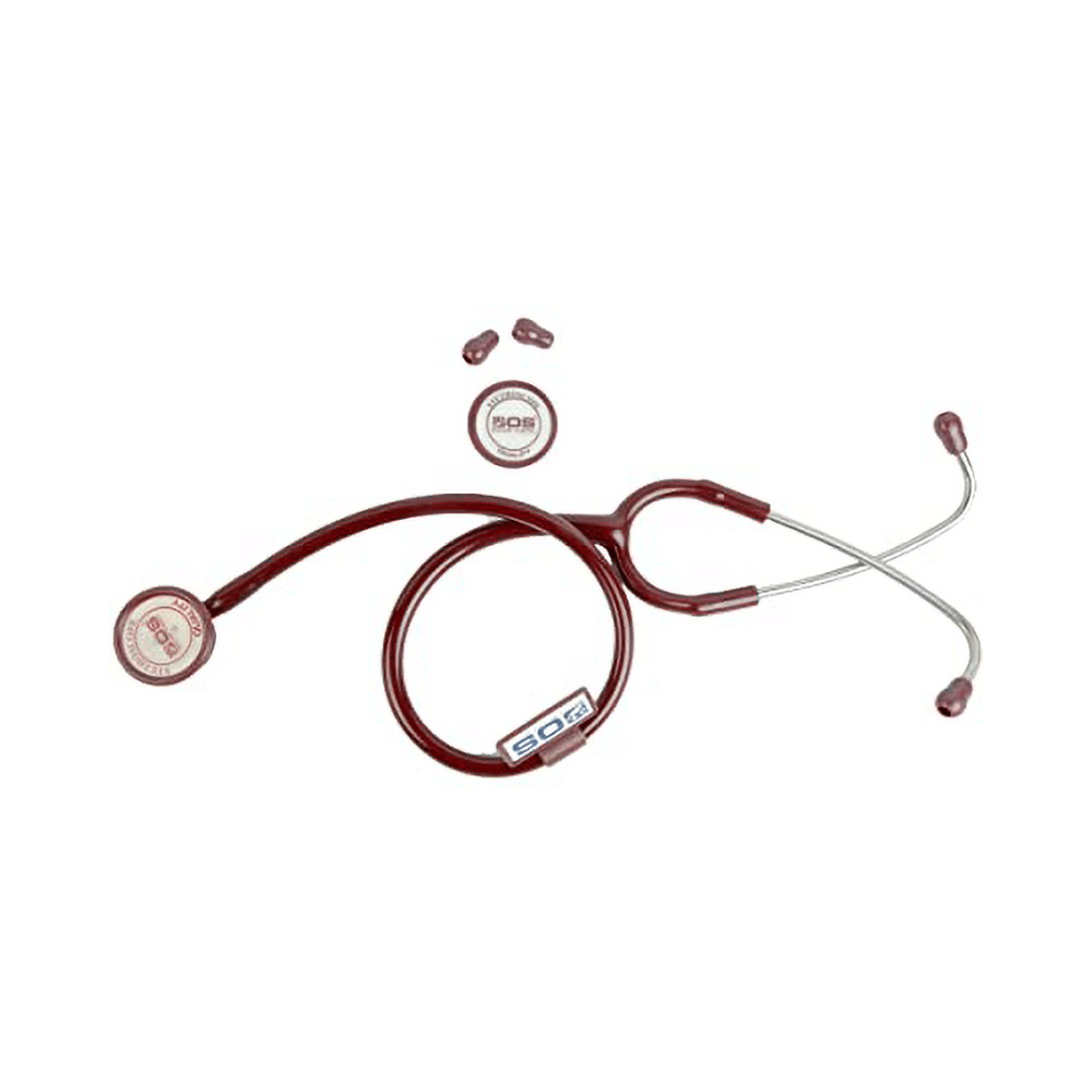 Bos Medicare Surgical Super Deluxe Aluminum (Bosm 16) Acoustic Stethoscope Brown - Image 5