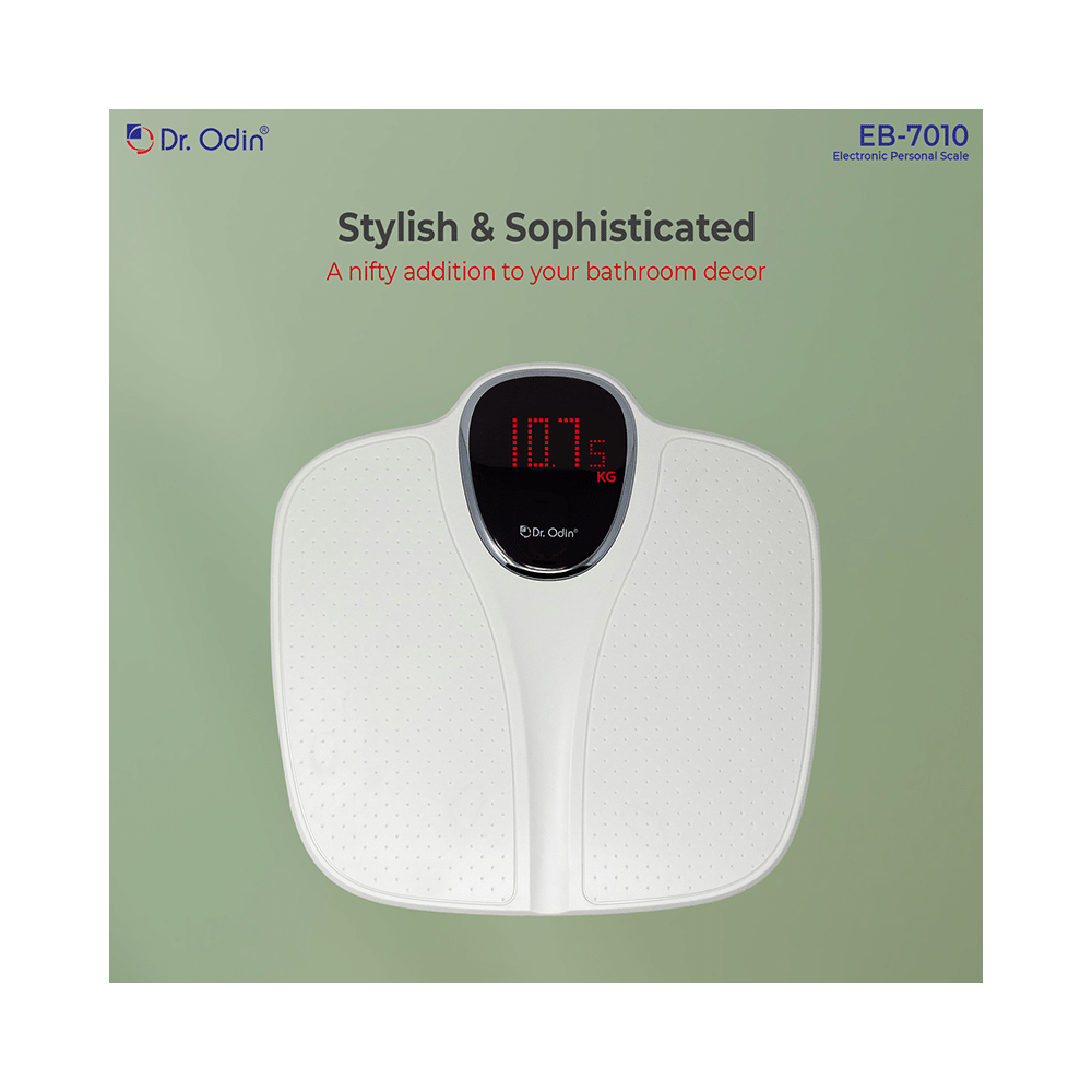 Dr. Odin Electric Personal Digital Weighing Scale White - Image 4