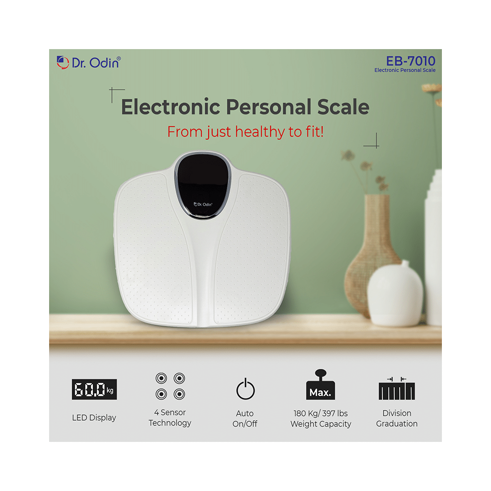 Dr. Odin Electric Personal Digital Weighing Scale White - Image 2