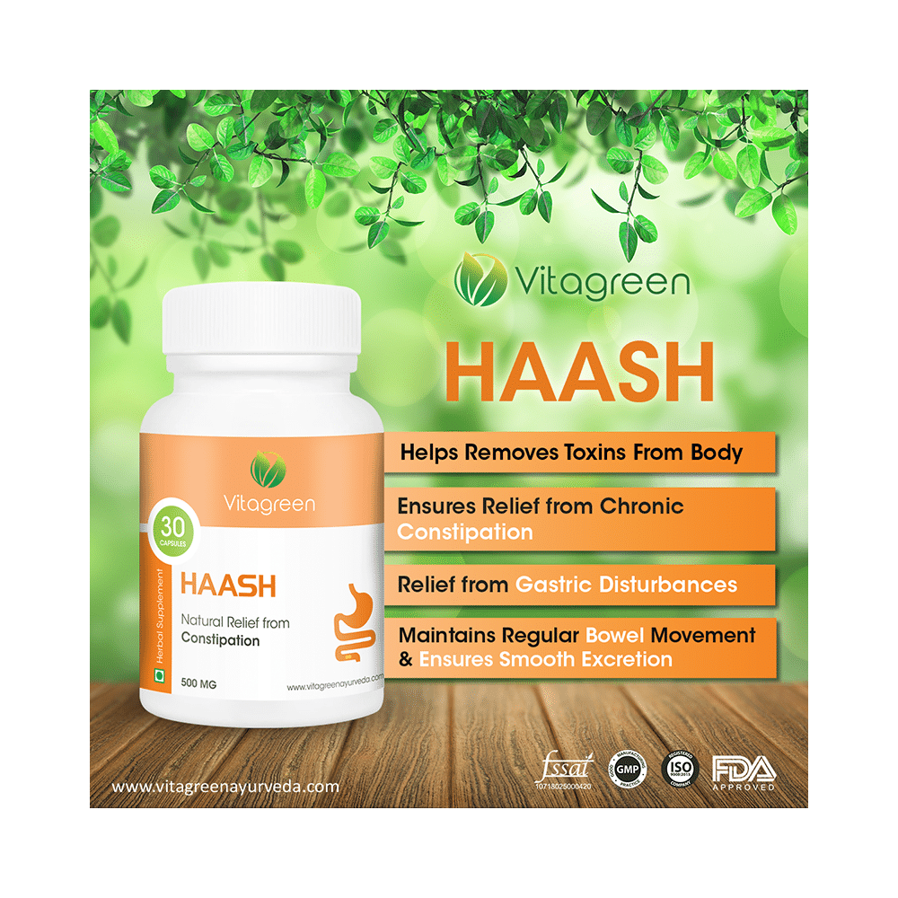 Vitagreen Haash 500mg Capsule - Image 5