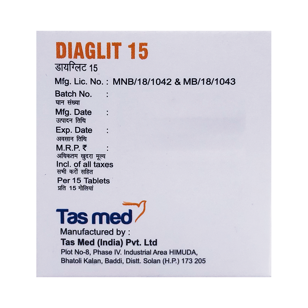 Diaglit 15 Tablet - Image 2