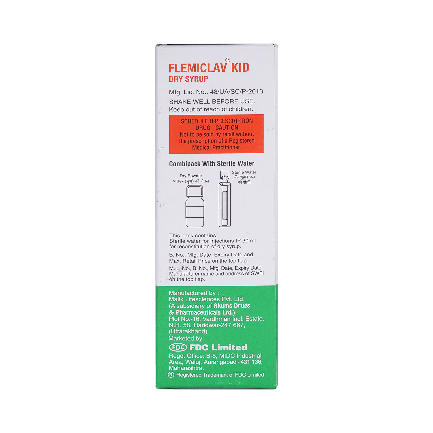Flemiclav Kid 200 mg/28.5 mg Dry Syrup - Image 3