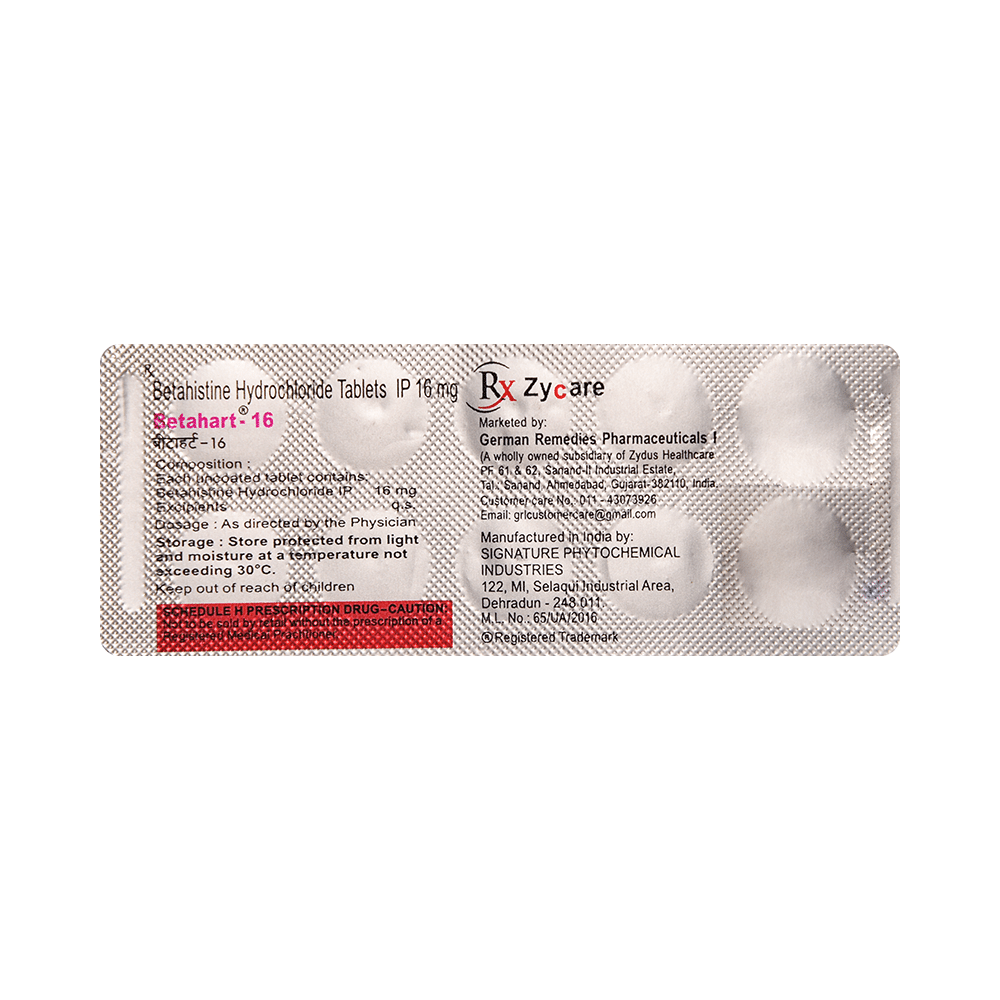 Betahart 16 Tablet
