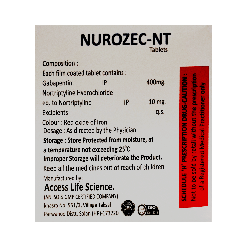 Nurozec-NT Tablet - Image 2