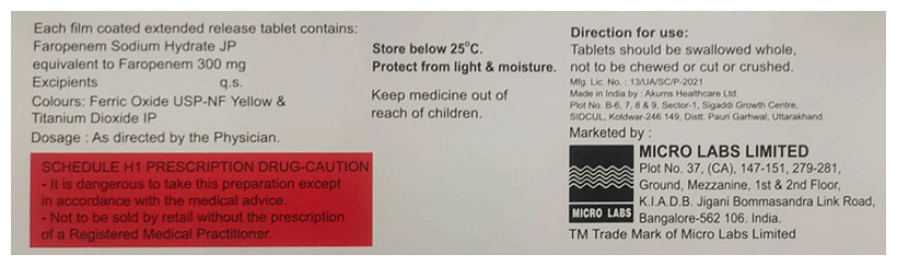 Faronac 300 Tablet ER - Image 2