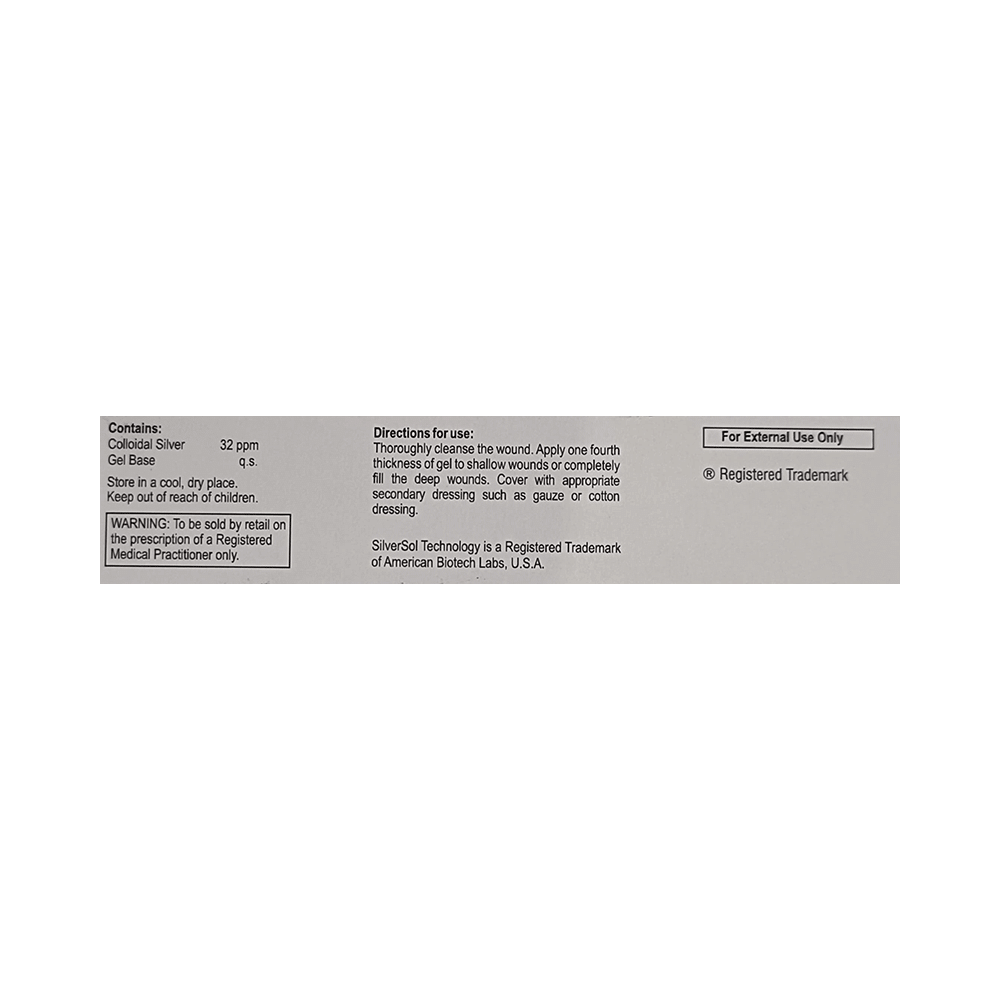 Hydroheal AM Amorphous Hydrogel Wound Dressing with Colloidal Silver - Image 2