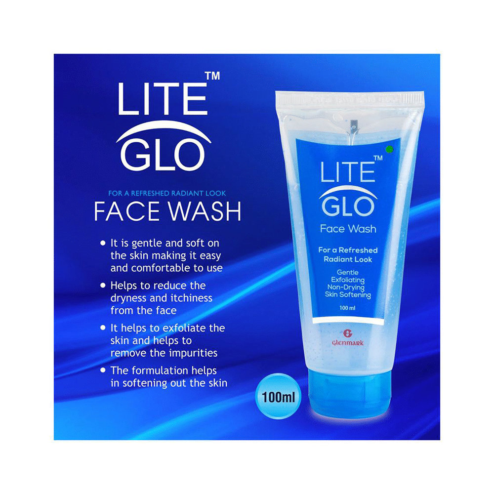 Lite Glo Gentle Exfoliating Face Wash | Non-Drying for a Radiant Look - Image 3