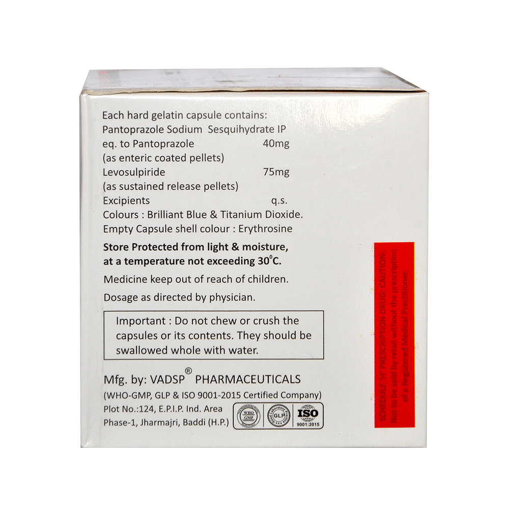 Gastrochek L 75mg/40mg Capsule - Image 2