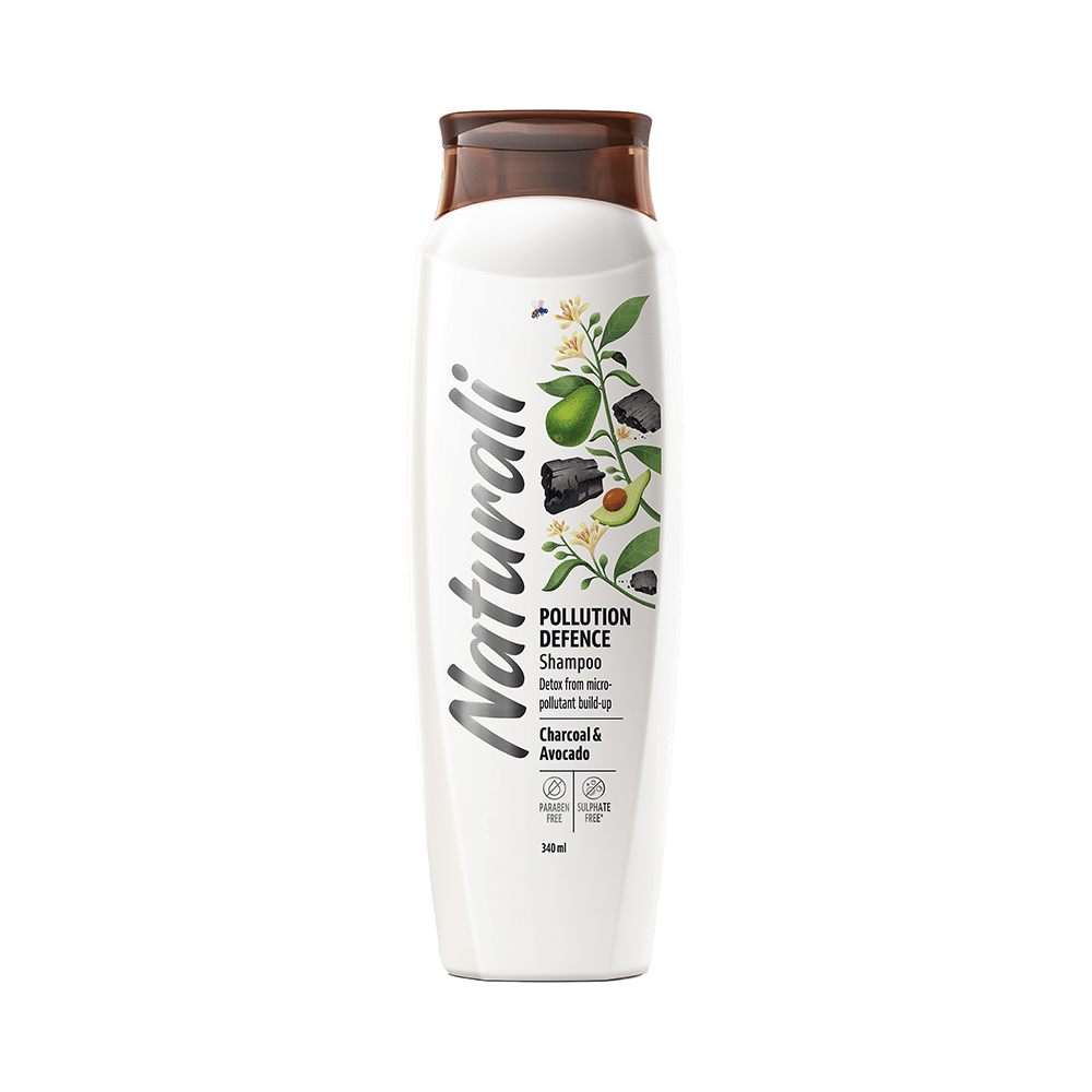 Naturali Pollution Defence Charcoal & Avocado Shampoo
