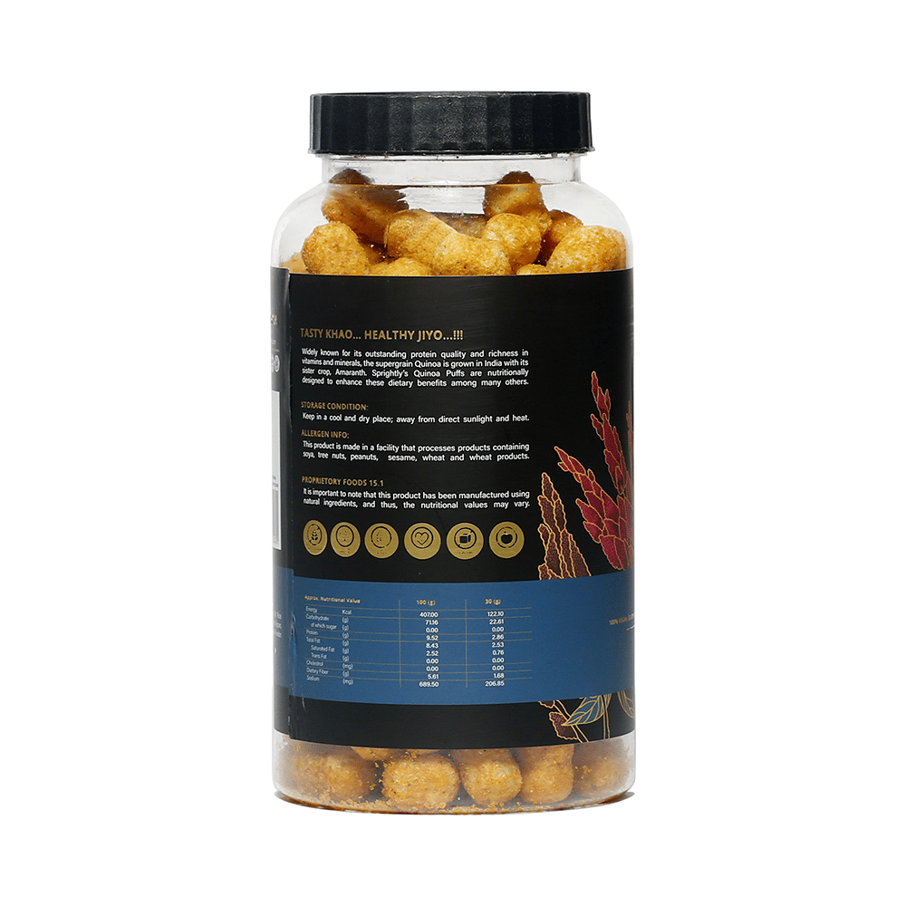 Sprightly Quinoa Puffs (160gm Each) Spicy Secrets - Image 3
