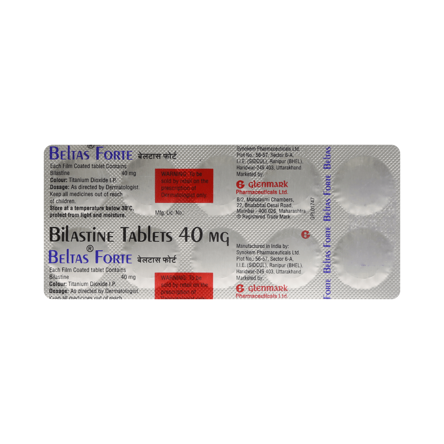 Beltas Forte 40mg Tablet - Image 5