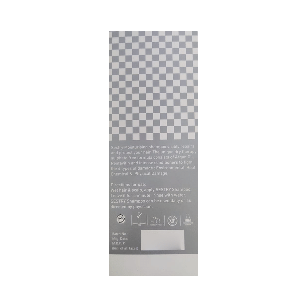Sestry Hydrating Therapy Moisturising Shampoo - Image 3