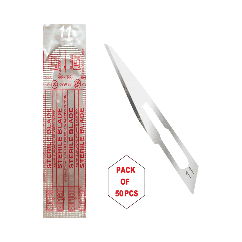 Agarwals Carbon Steel Sterile Surgical Blade 11 - Image 2