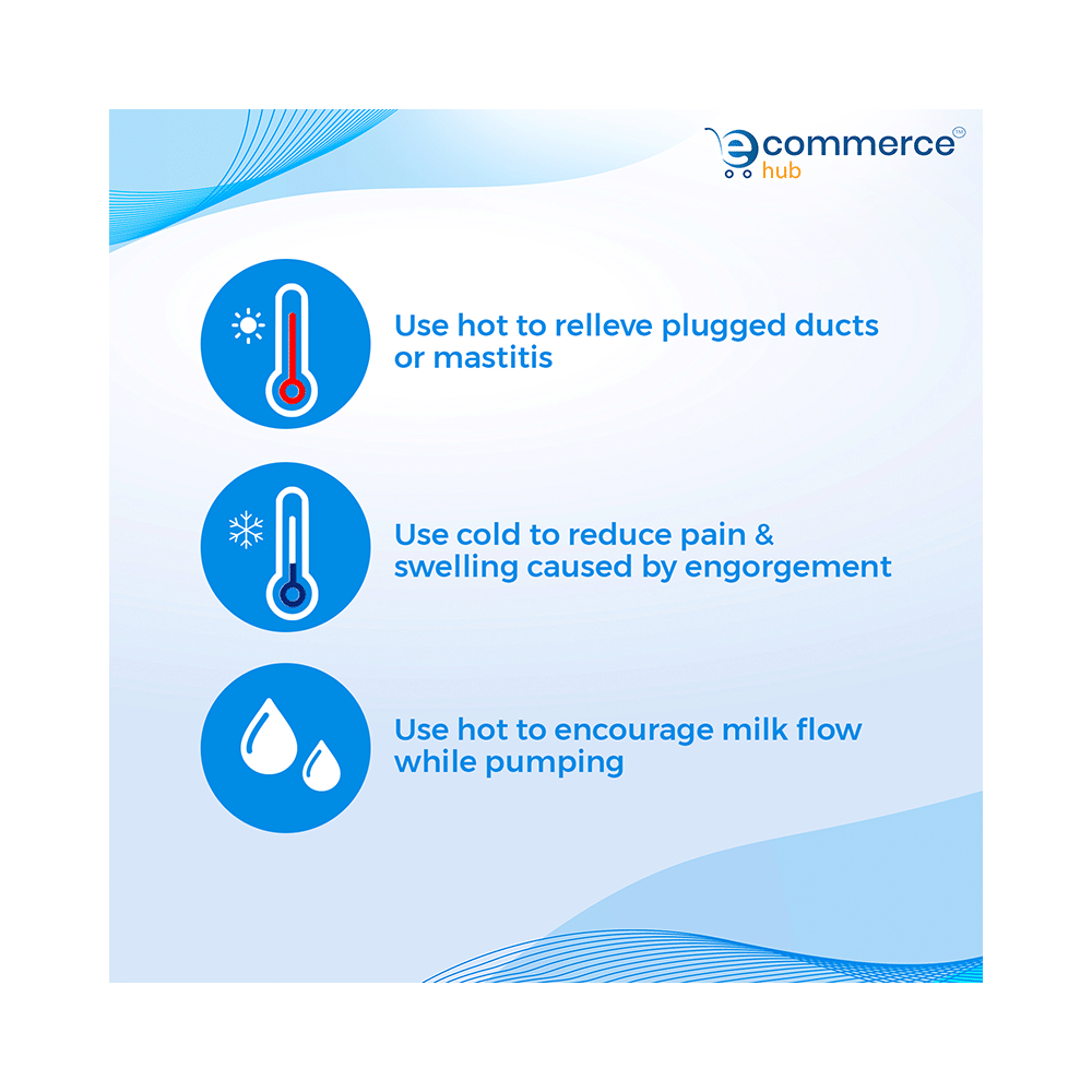 EcommerceHub 3 In 1 Hot & Cold Breast Therapy Gel Pad - Image 2