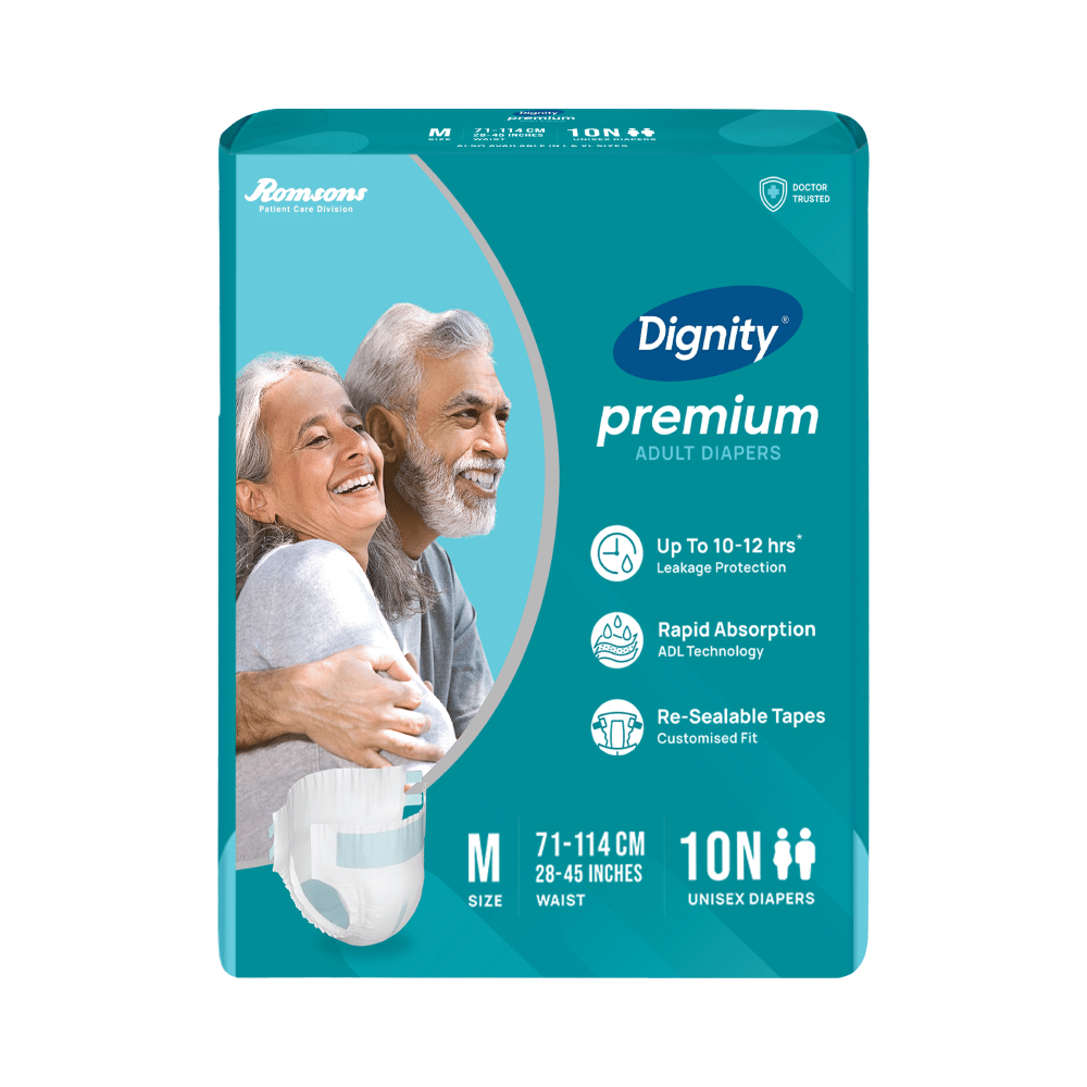 Dignity Premium Adult Diaper (10 Each) Medium - Image 2