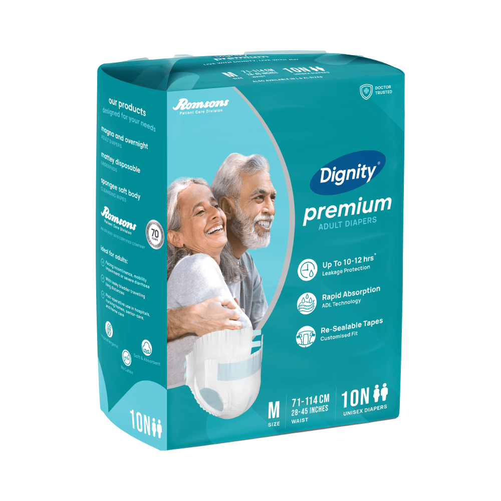 Dignity Premium Adult Diaper (10 Each) Medium - Image 4