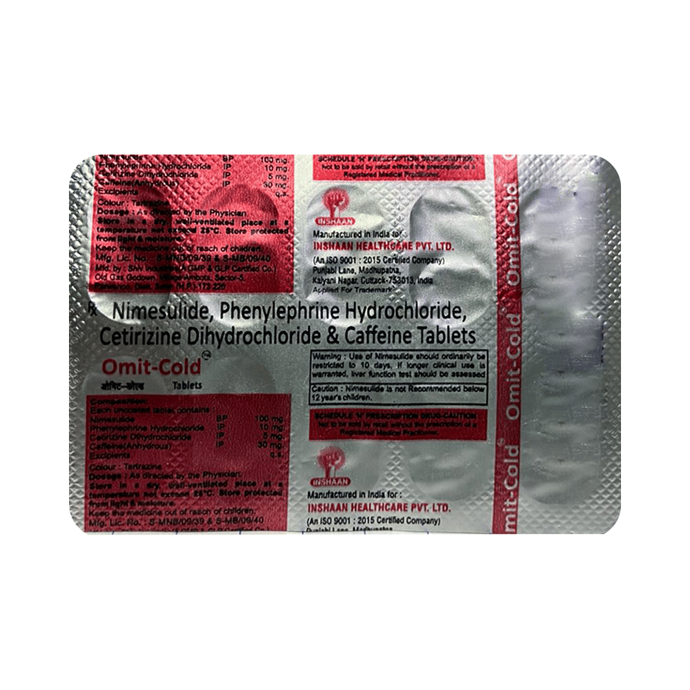 Omit-Cold Tablet - Image 2