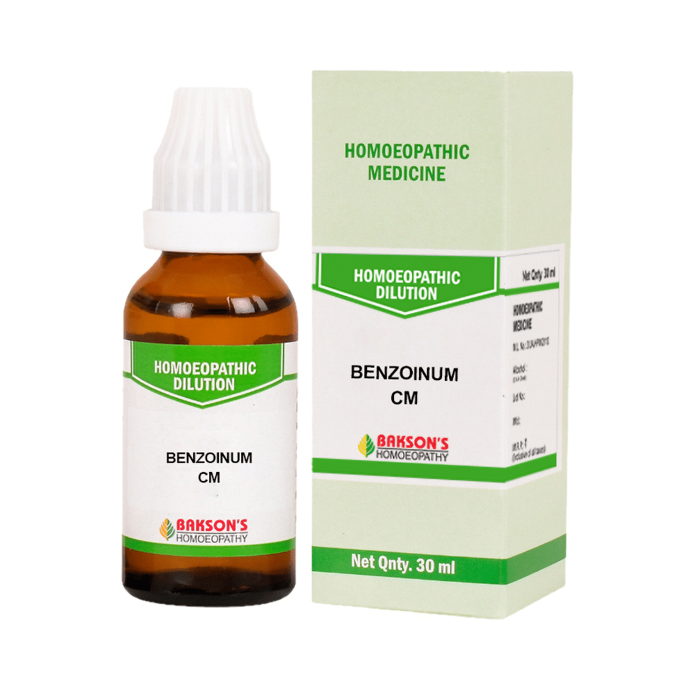 Bakson's Homeopathy Benzoinum Dilution CM