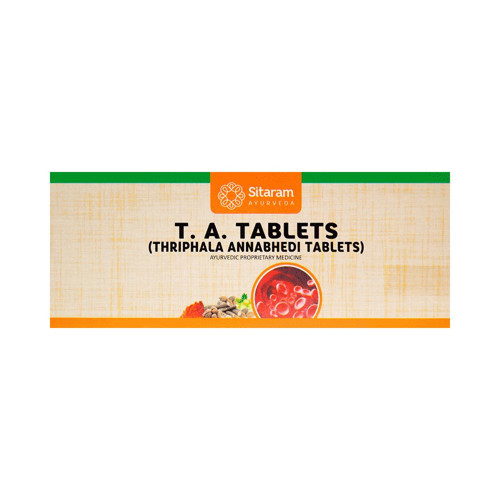 Sitaram Ayurveda T. A.(Triphalannabhedi) Tablet - Image 1