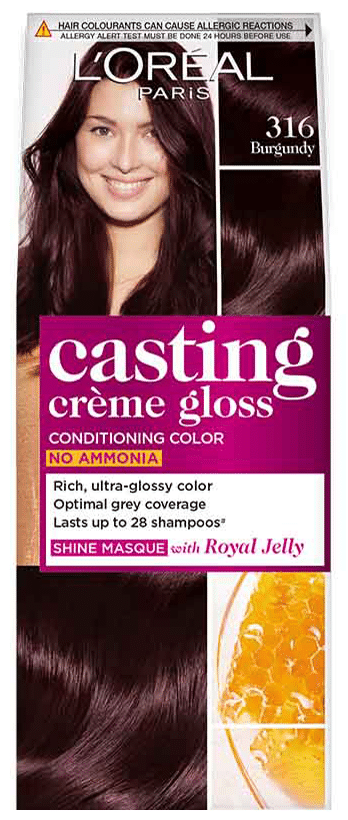 Loreal Paris Casting Creme Gloss Conditioning Color 316 Burgundy - Image 1