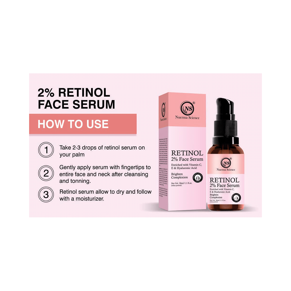 Nuerma Science Retinol 2% Face Serum - Image 3
