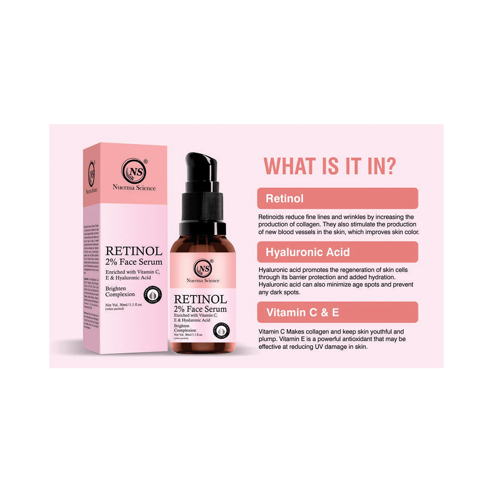 Nuerma Science Retinol 2% Face Serum - Image 4