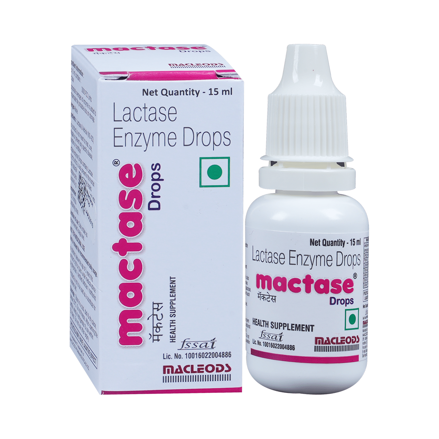 Mactase Lactase Enzyme Drops