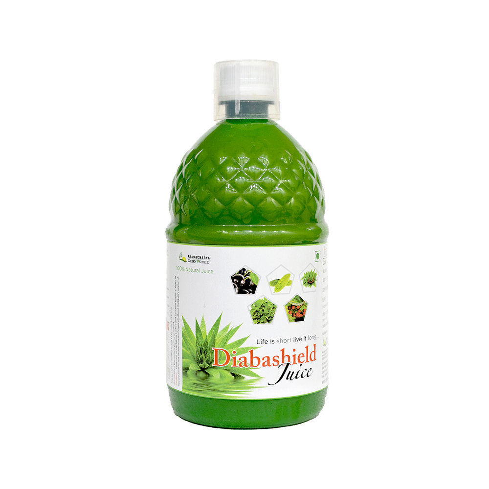 Pranacharya Green Shield Diabashield Juice - Image 1