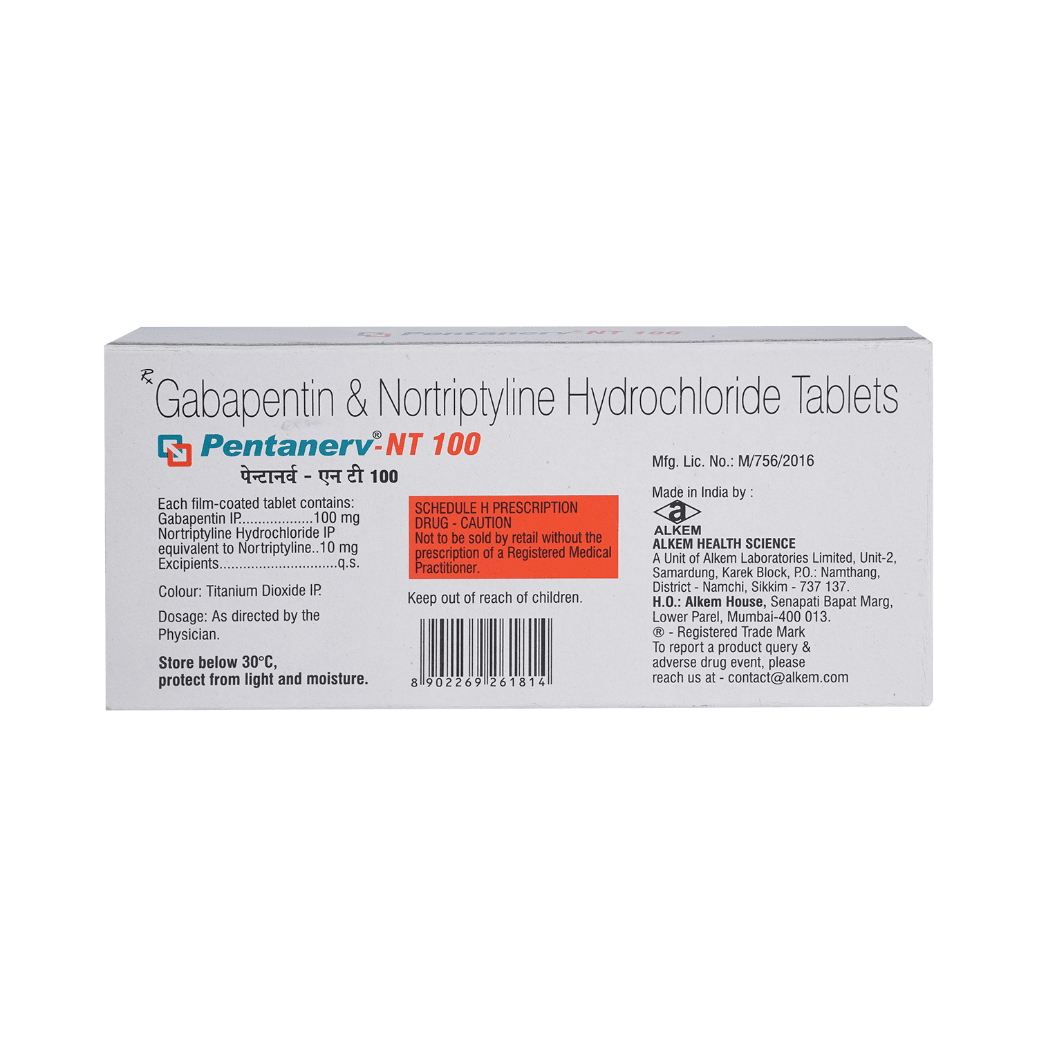 Pentanerv-NT 100mg/10mg Tablet - Image 3