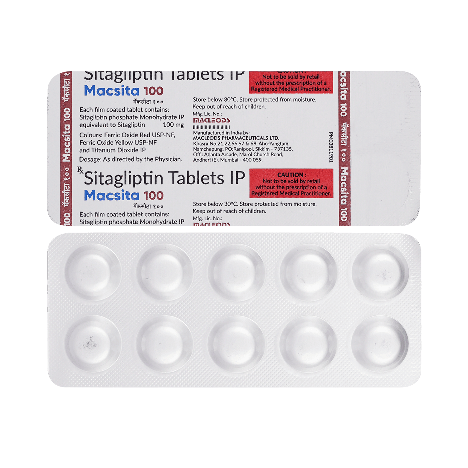 Macsita 100mg Tablet