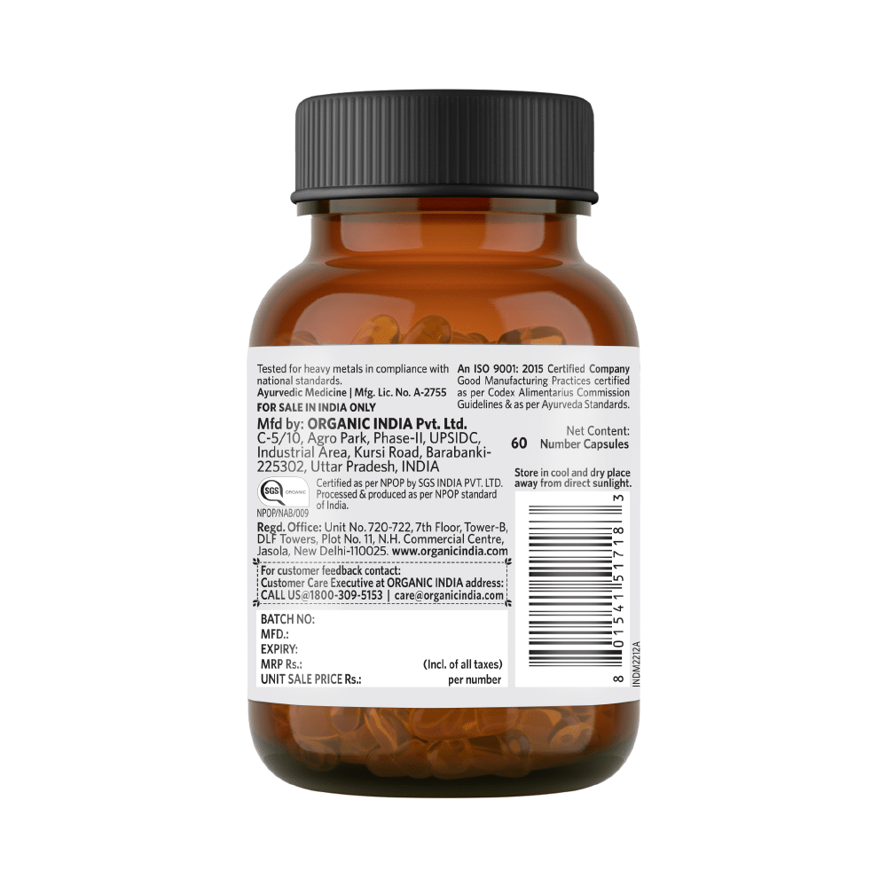 Organic India Garcinia Cambogia Veg Capsule | For Weight Management & Fat Metabolism - Image 3