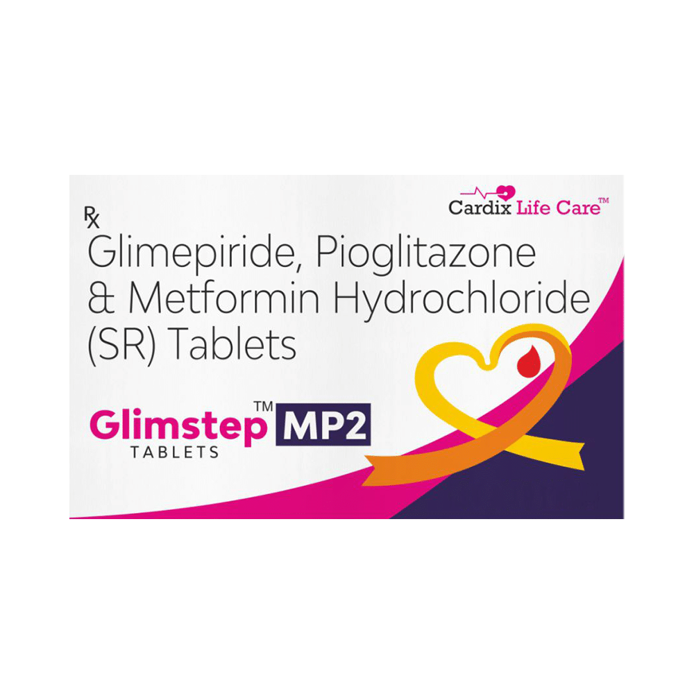 Glimstep MP 2mg/500mg/15mg Tablet - Image 1
