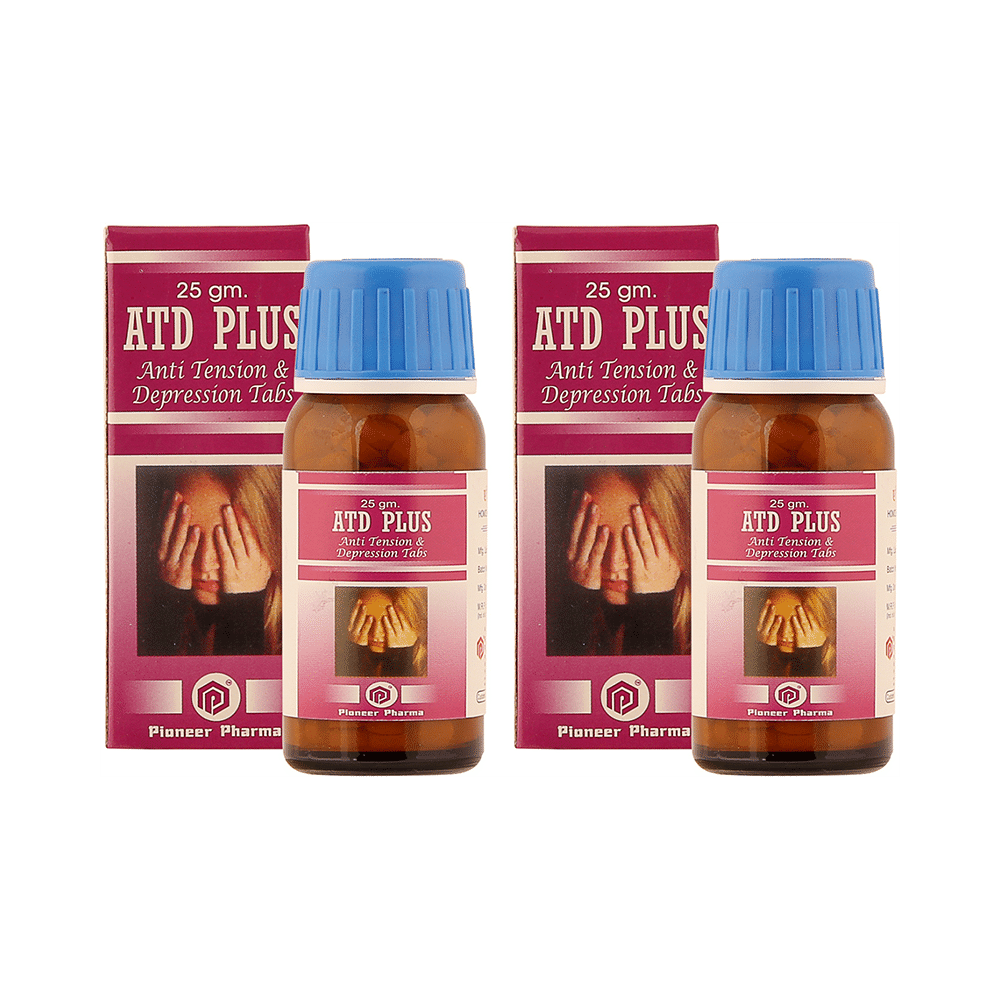 Pioneer Pharma Atd Plus Anti Tension & Depression Tabs (25gm Each)