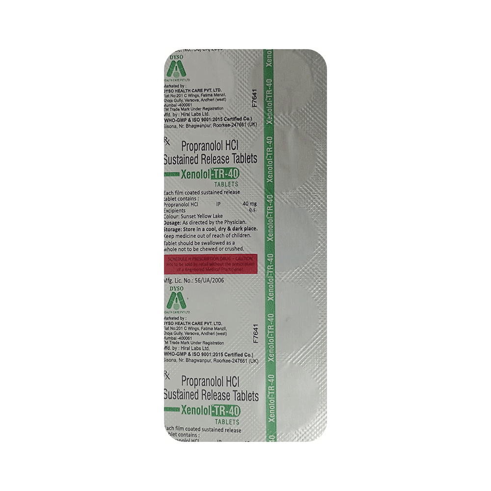 Xenolol-TR 40 Tablet - Image 3