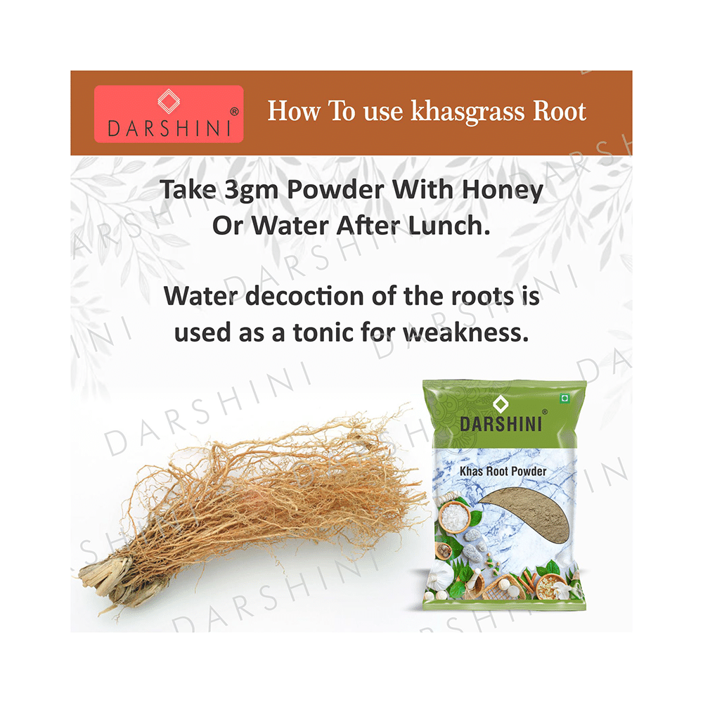 Darshini Khusgrass Root / Vetiver Root / Khus Root / Vetiveria Zizanioides Powder - Image 5