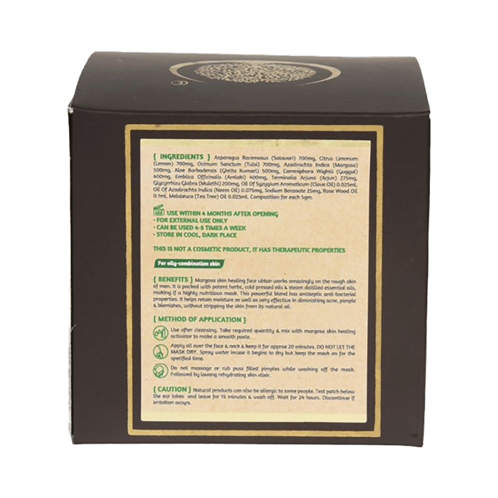 Roots and Herbs Margosa Skin Healing Face Ubtan for Men - Image 2