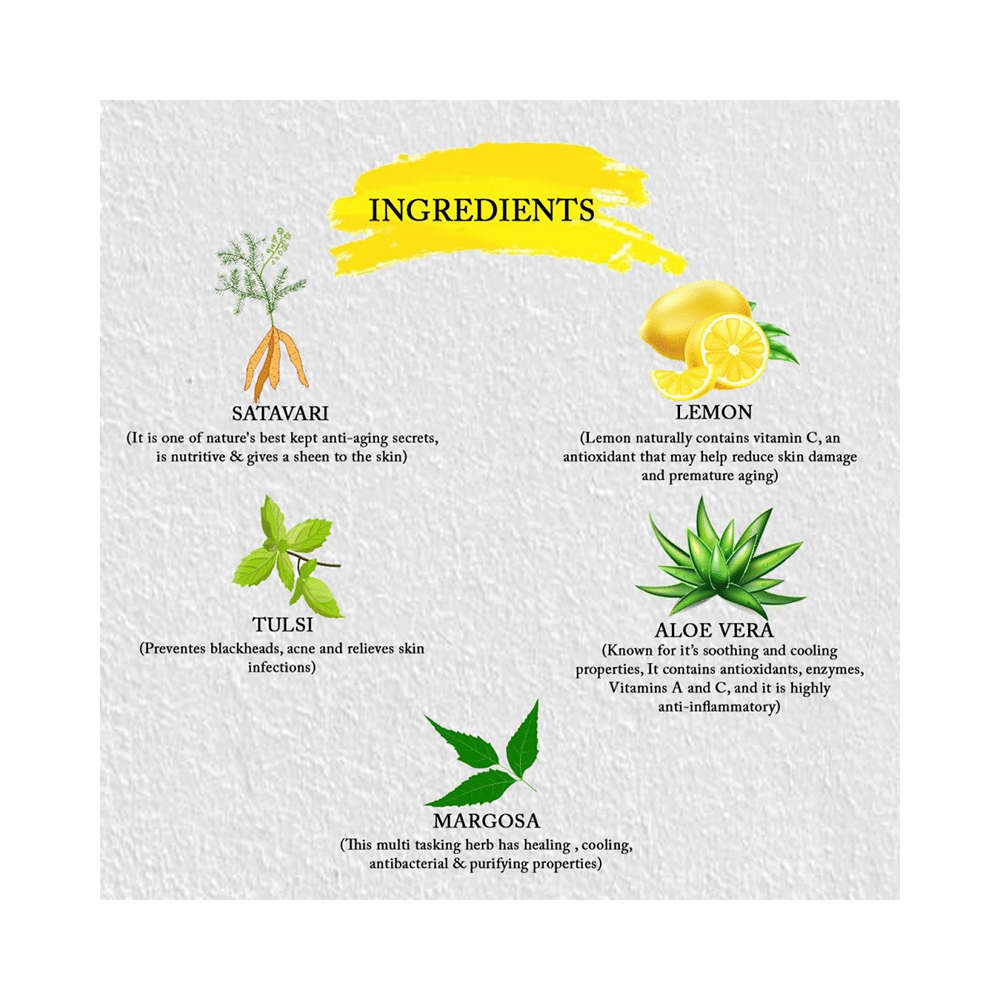 Roots and Herbs Margosa Skin Healing Face Ubtan for Men - Image 4