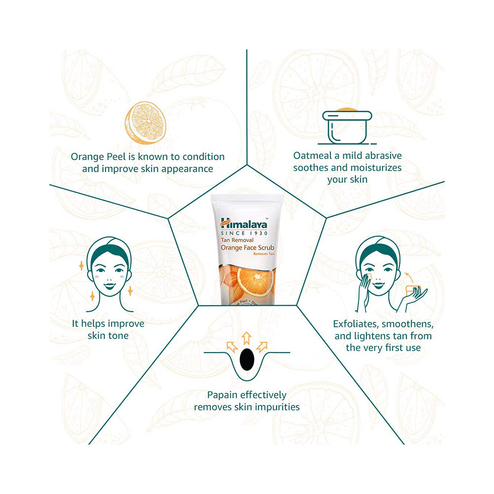 Himalaya Tan Removal Orange Face Scrub - Image 5