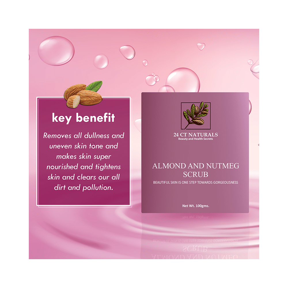 24 CT Naturals Almond and Nutmeg Scrub - Image 5