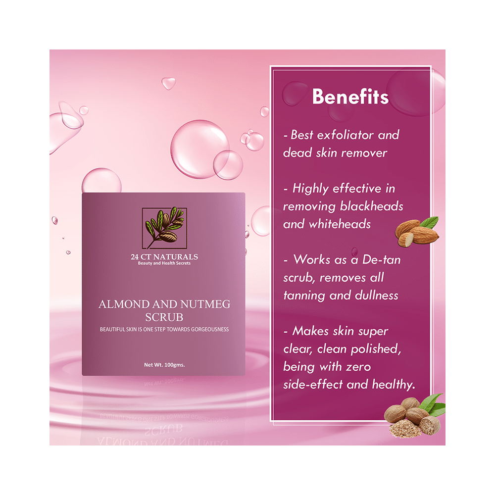 24 CT Naturals Almond and Nutmeg Scrub - Image 7