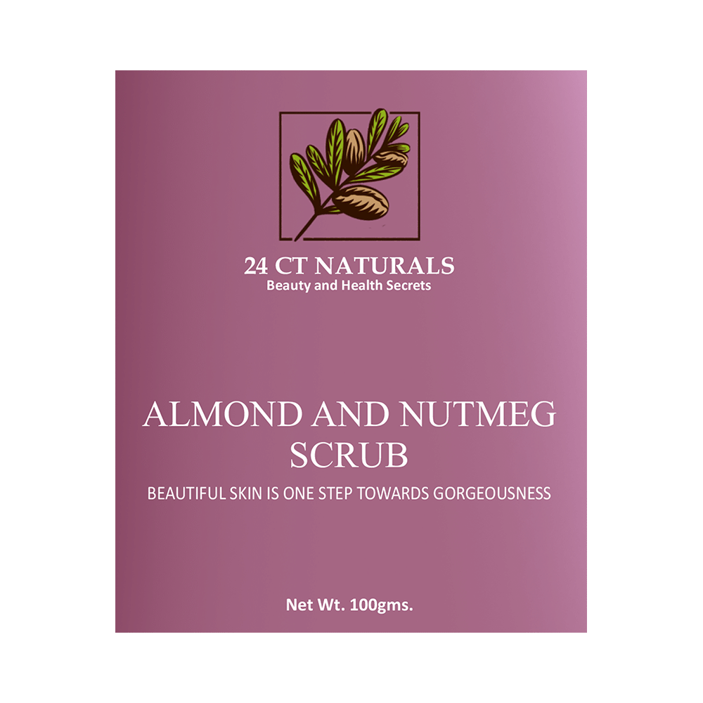 24 CT Naturals Almond and Nutmeg Scrub - Image 1