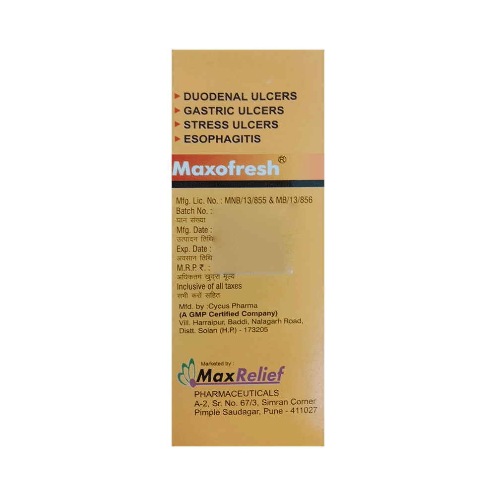 Maxofresh Oral Suspension Sugar Free - Image 3