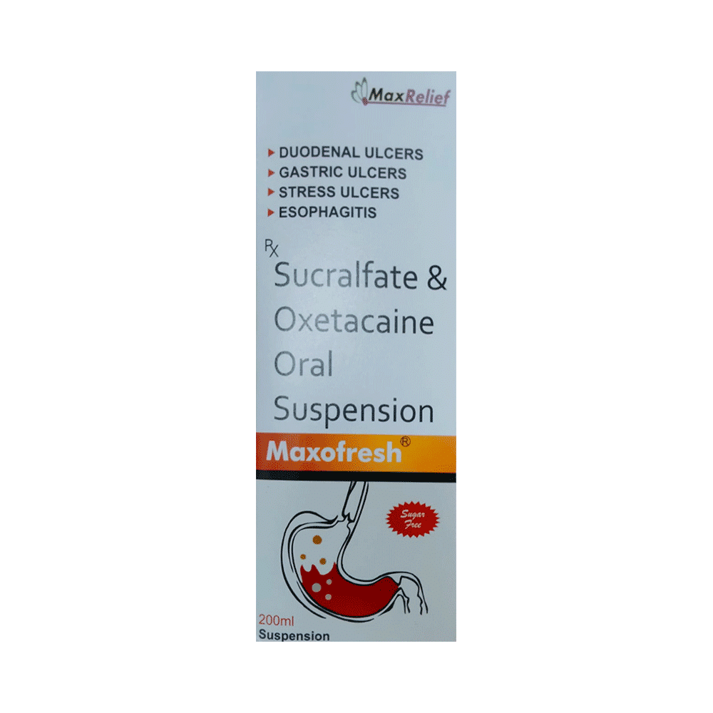 Maxofresh Oral Suspension Sugar Free - Image 1