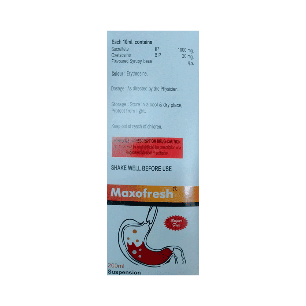Maxofresh Oral Suspension Sugar Free - Image 2
