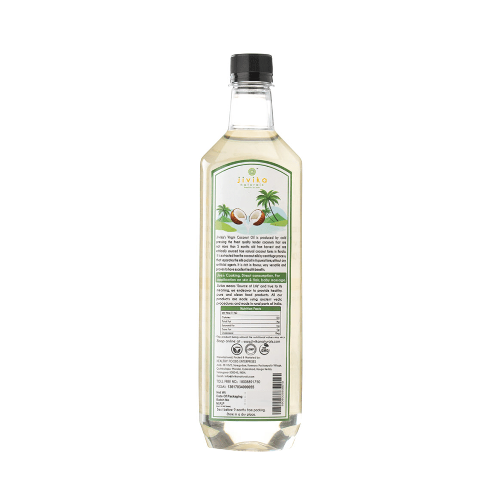 Jivika Naturals Cold Pressed Virgin Coconut Oil - Image 2